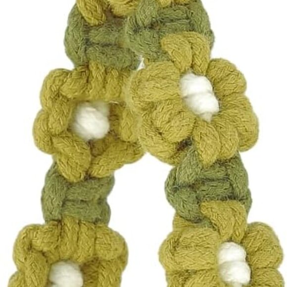 Boho Macrame Keychain Wristlet Keychain Weave Exquisite Keyring Holder Bracelet - Picture 1 of 7